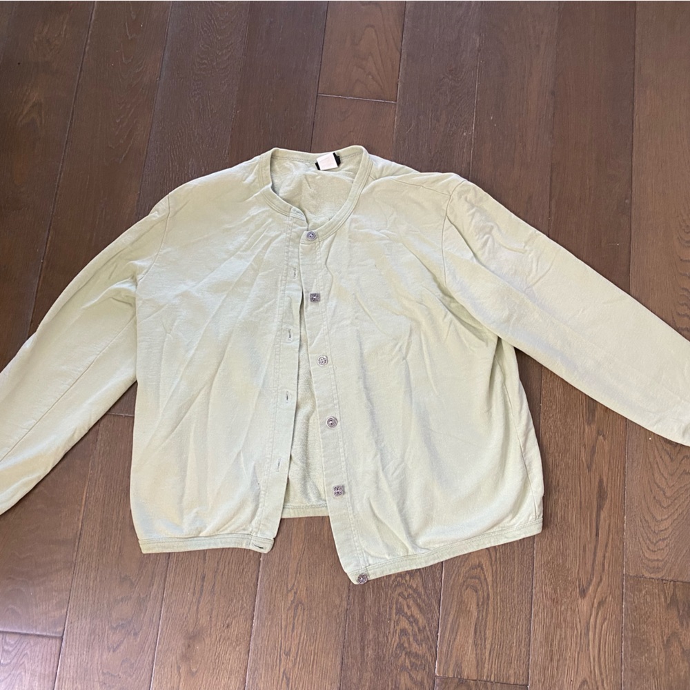 Light green cardigan - Vintage